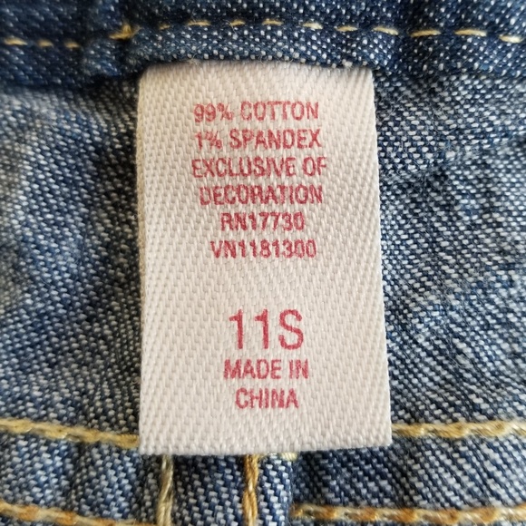 Mossimo Supply Co. Women's Lowest Waist Straight Skinny Jeans Size 11‎ Short NEW - Picture 10 of 11